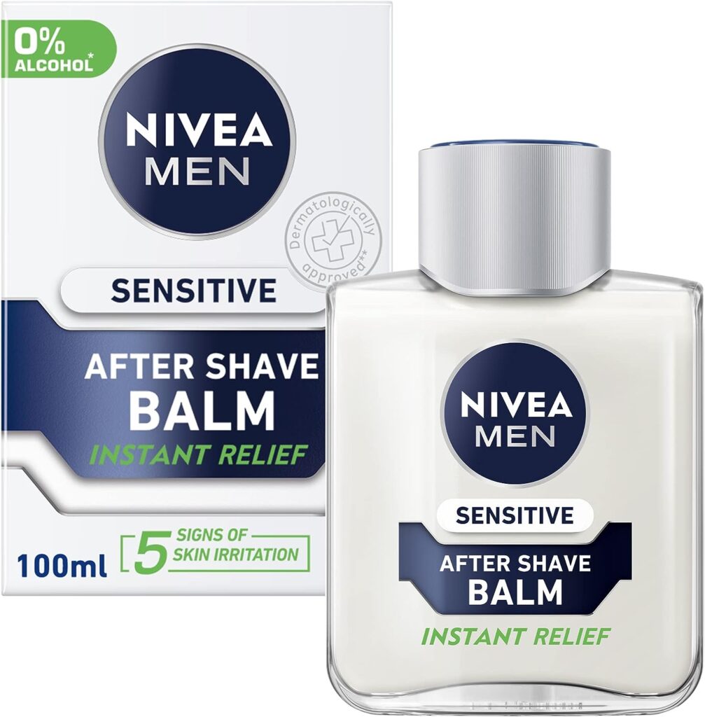 NIVEA MEN After Shave Balm, Sensitive Chamomile Hamamelis, 100ml