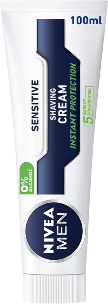 NIVEA MEN Shaving Cream, Sensitive Chamomile Hamamelis, 100ml