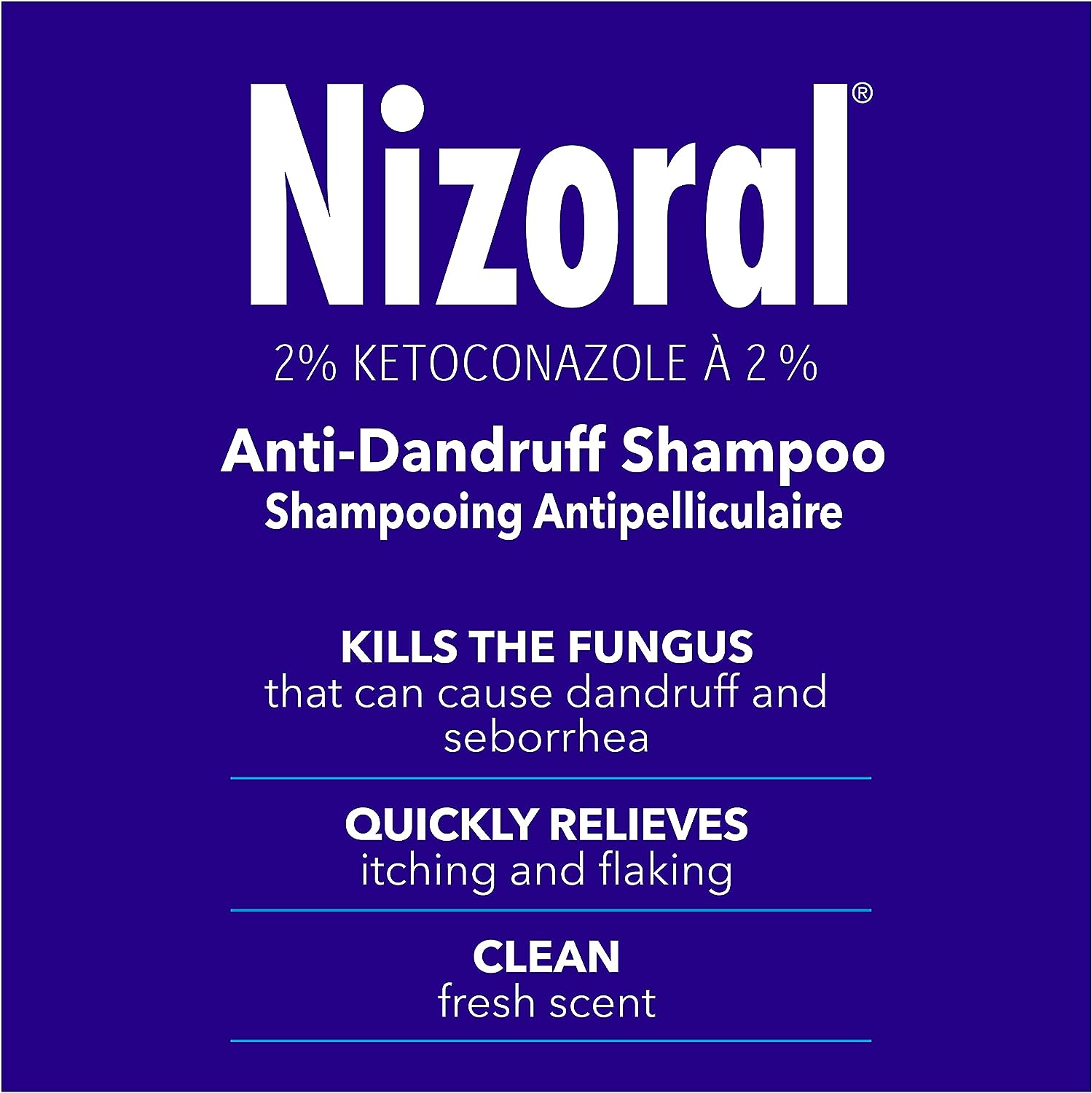 Nizoral Anti-dandruff and Itchy Scalp Shampoo, 4 Fluid ounces- 120ml (Canadian Packaging)…