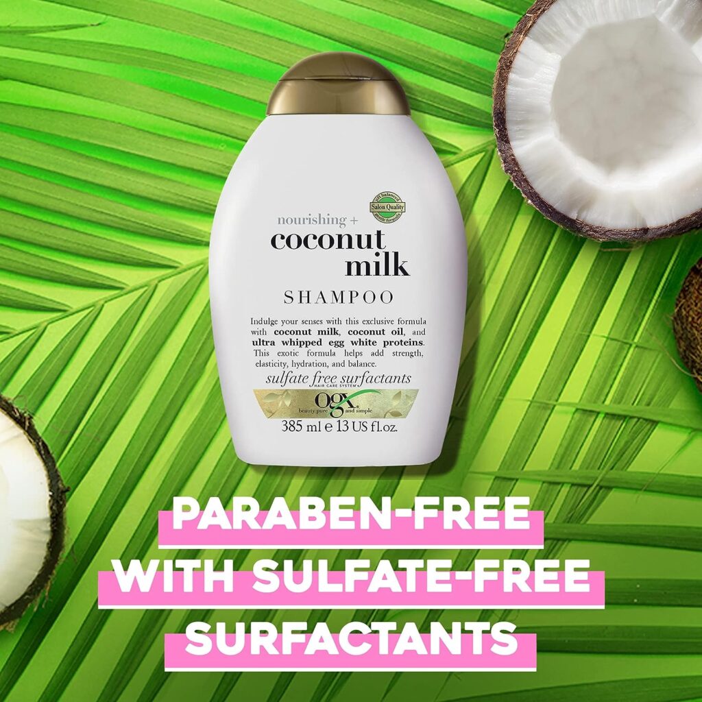Ogx Nourishing Coconut Milk Shampoo, 13Oz
