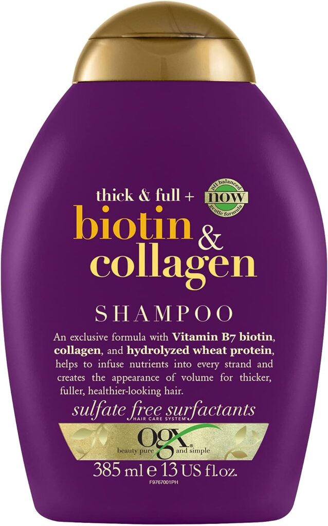 Ogx, Shampoo, Thick Full+ Biotin Collagen, 385ML