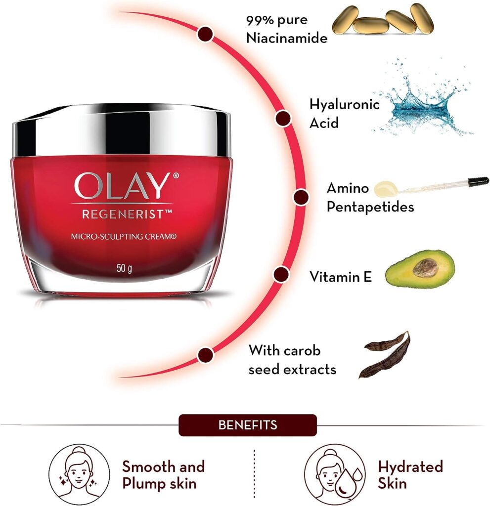 Olay Beauty Gift Pack: Face Moisturizer With SPF 30, 50g + Night Moisturizer, 50g + FREE Beauty Bag