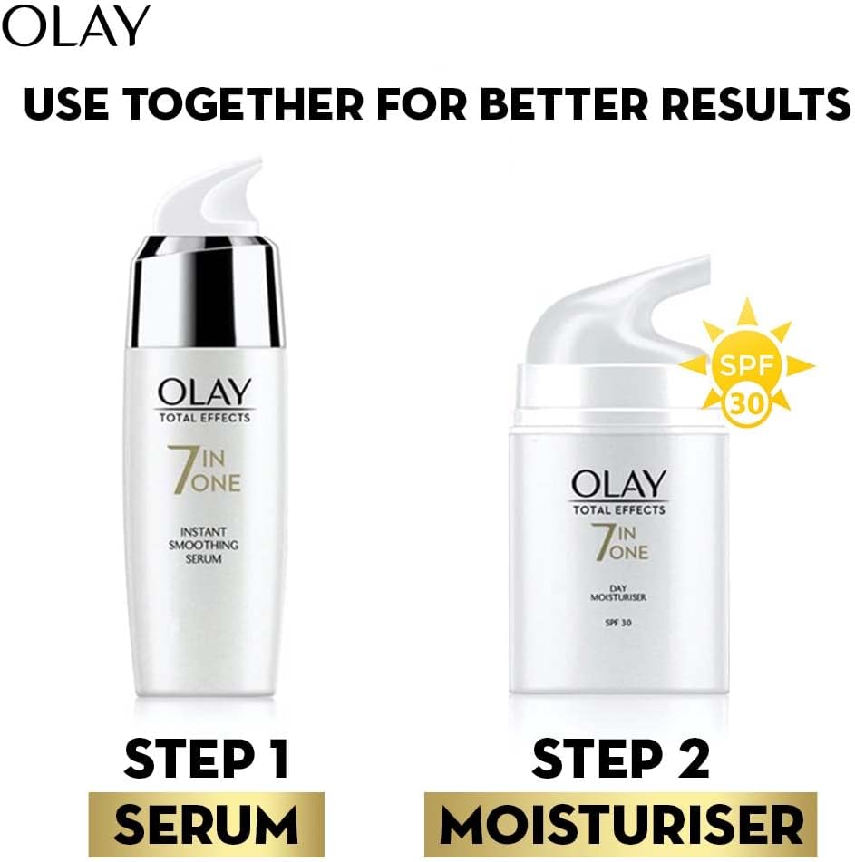 Olay Face Moisturizer Total Effects 7inOne Anti-Ageing Day Cream SPF15 with Vitamin B3 50g