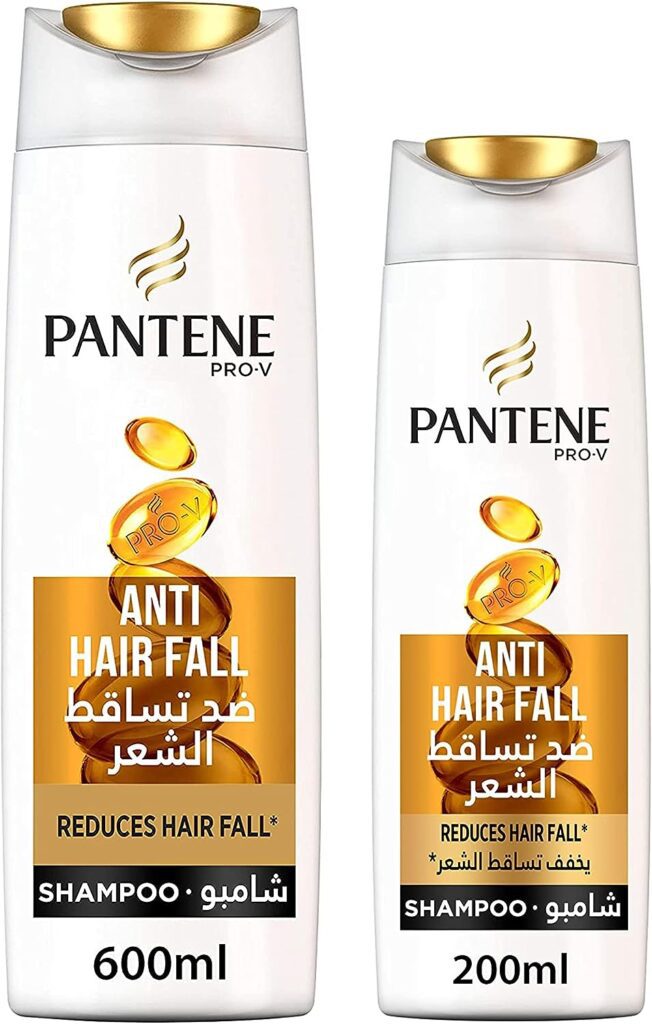 Pantene Pro-V Anti-Hair Fall Shampoo, 600 ml + Shampoo 200ml