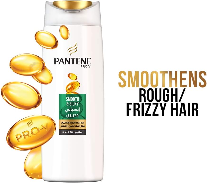 Pantene Pro-V Smooth Silky Shampoo Pack, 600Ml 200Ml