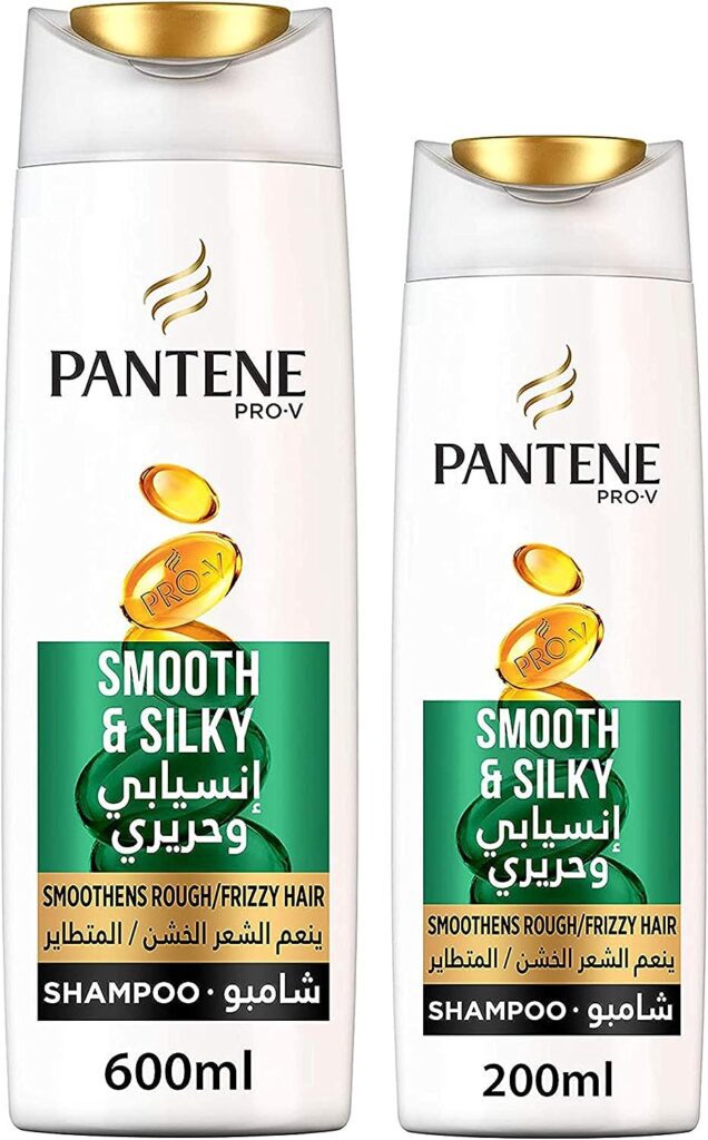 Pantene Pro-V Smooth Silky Shampoo Pack, 600Ml 200Ml