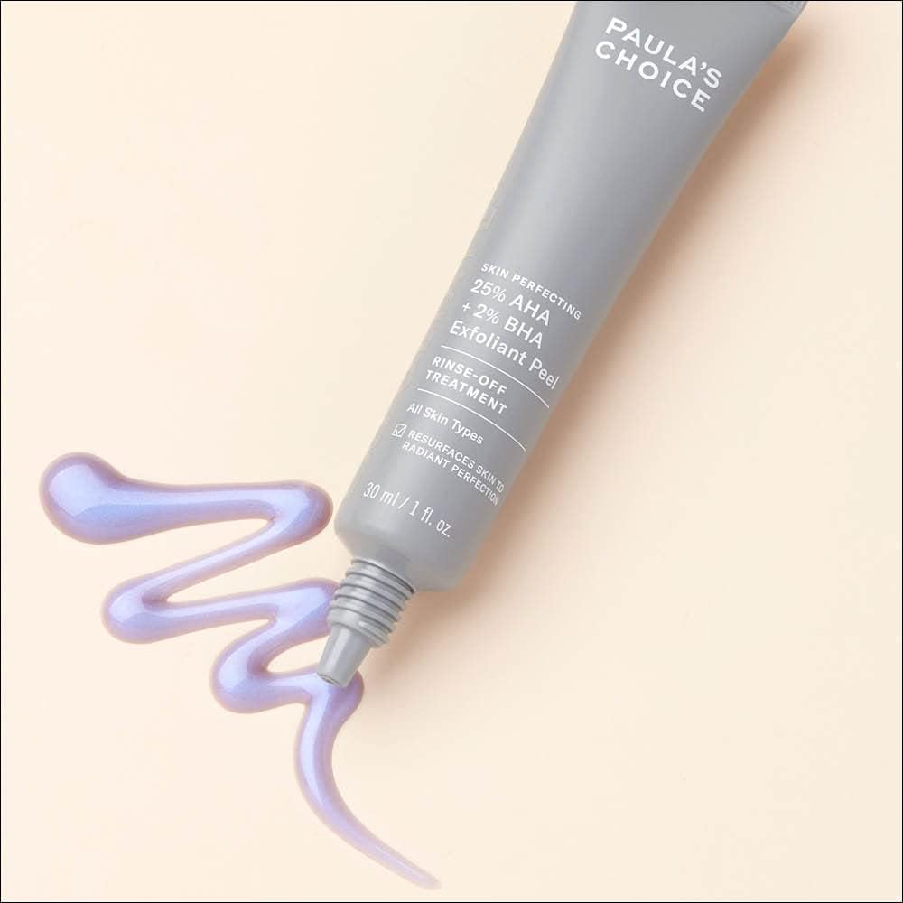 Paulas Choice SKIN PERFECTING 25% AHA + 2% BHA Exfoliant Peel - Weekly Face Peeling for a Radiant Glow - Fights Blackheads Enlarged Pores - with Glycolic Salicylic Acid - All Skin Types - 30 ml