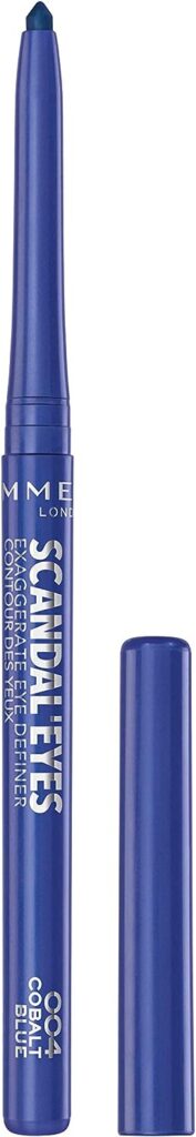 Rimmel London Scandaleyes Exaggerate Eye Definer, 04 Cobalt Blue, 0.35G - 0.01 Fl Oz