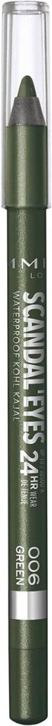 Rimmel London, Scandaleyes Waterproof Kohl Kajal Liner, 06 Green, 1.3 g