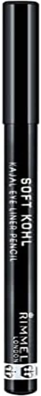 Rimmel London, Soft Kohl Eyeliner pencil, 61 Jet Black, 1.2 g