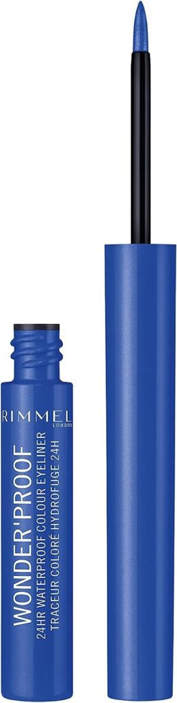 Rimmel London, WonderProof 24HR Waterproof Colour Eyeliner, 05 Pure Blue, 1.4 ml