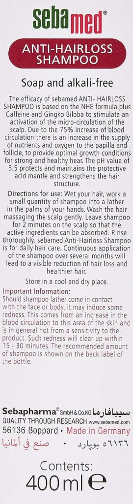Sebamed Anti Hair Loss Shampoo, 400 ml