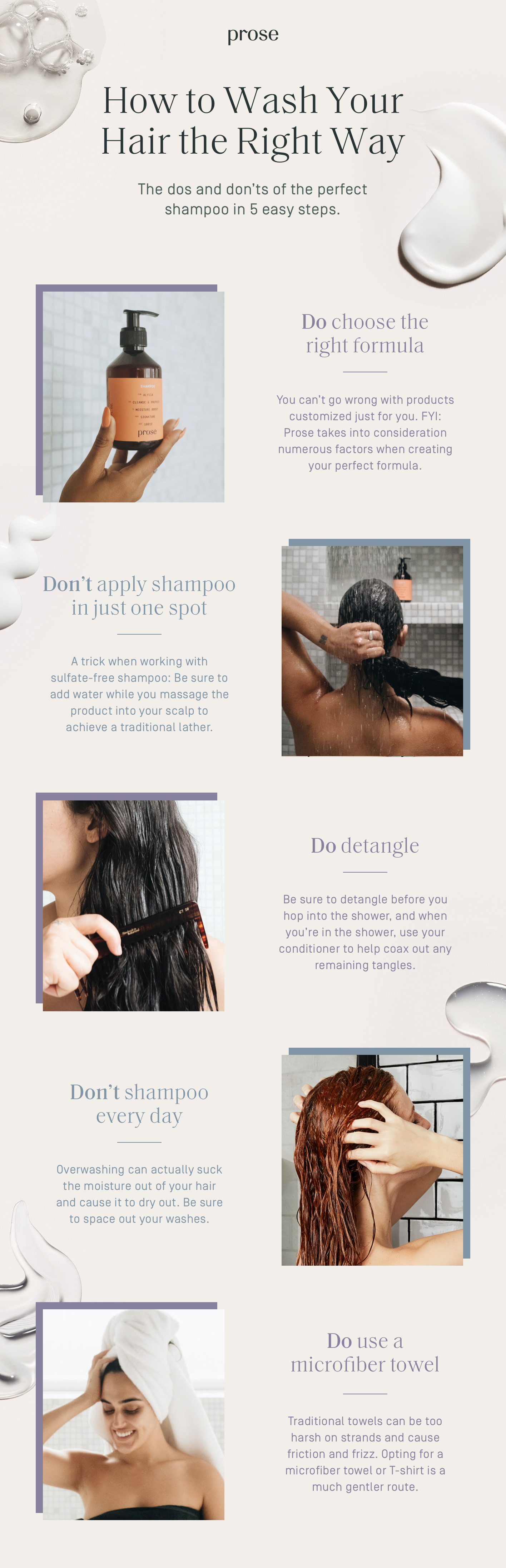 Shampoo, Condition, Repeat: Best Washing Techniques For Each Hair Type