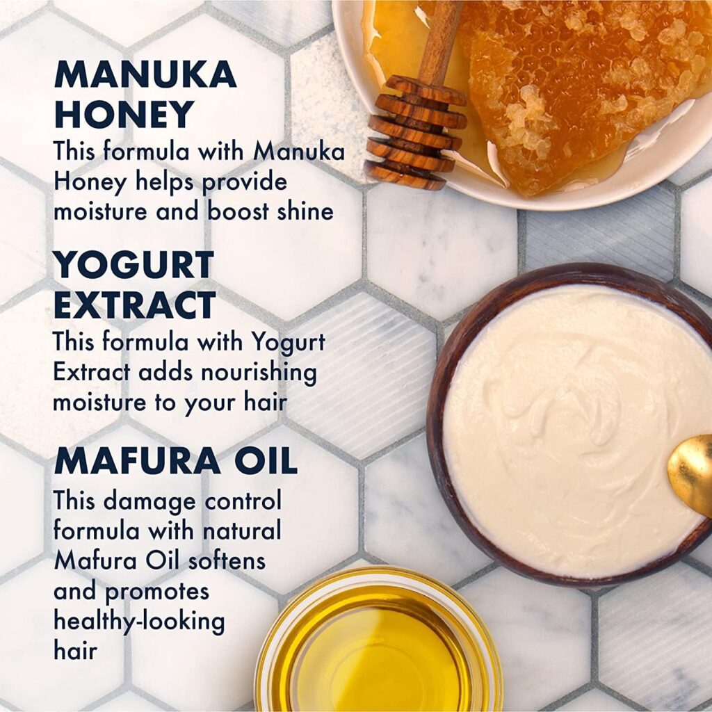 Shea Moisture Manuka Honey Yogurt Hydrate Repair Protein-Strong Treatment, 8 oz