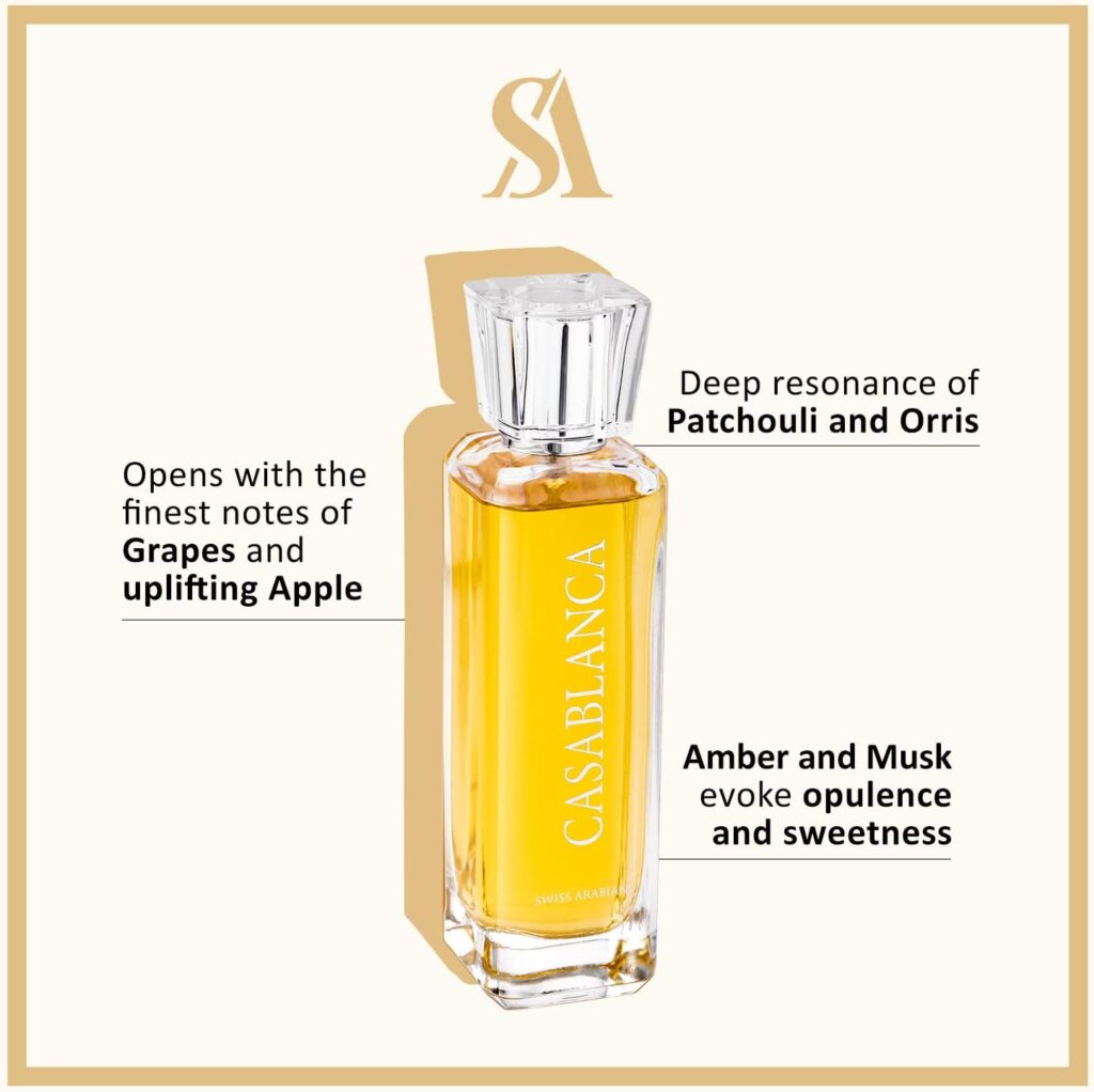 Swiss Arabian Casablanca Eau De Parfum For Unisex, 100 Ml