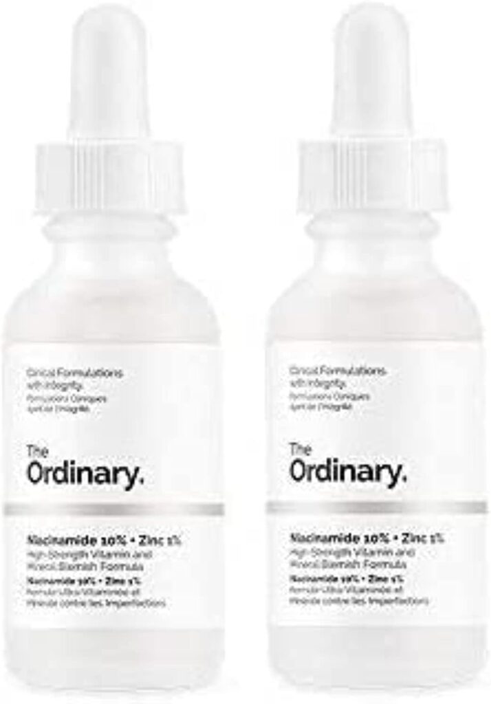 THE ORDINARY 2 Pack Niacinamide 10% + Zinc 1% 30ml Pack of 2