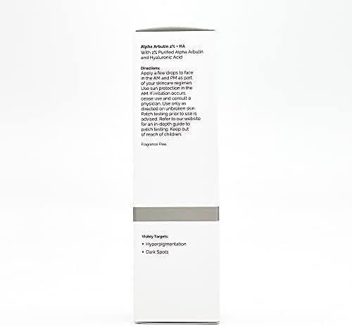 The Ordinary Alpha Arbutin and Hyaluronic Acid Stain Resistant Serum (30ml)