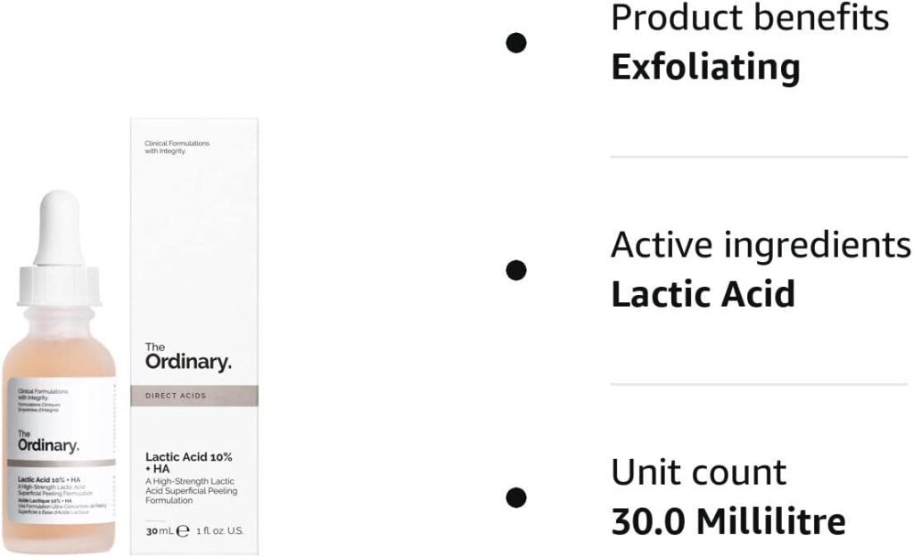 THE ORDINARY Lactic Acid 10% + HA 2% 30 ml, Clear