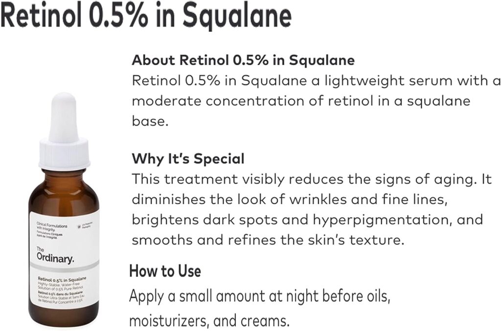 The Ordinary Retinol 0.2% in Squalane, 30ml