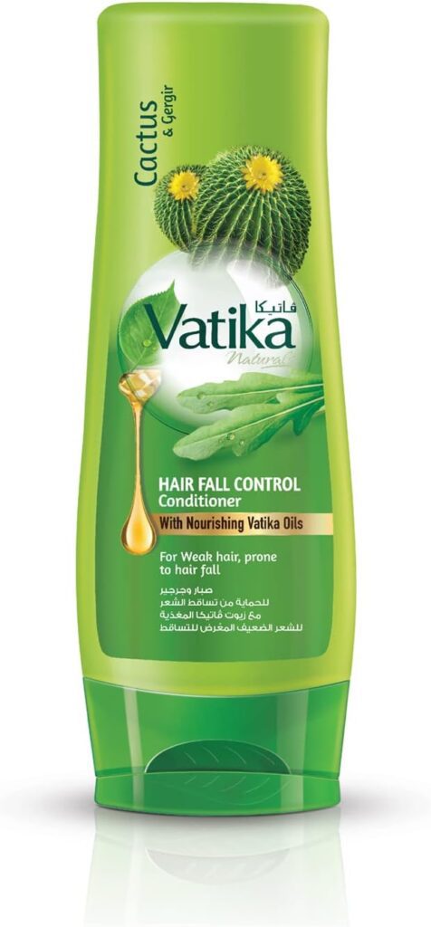 Vatika Naturals Hair Fall Control Conditioner - Enriched With Cactus And Gergir - For Weak Hair - 400ML