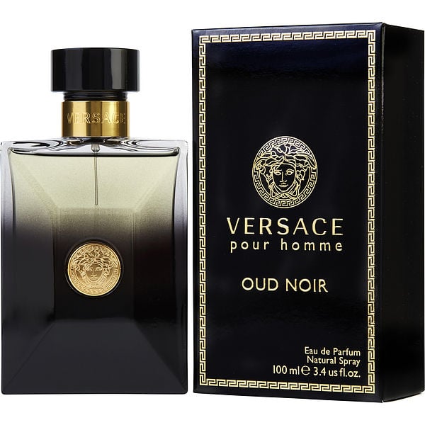 Versace Oud Noir For Men - Eau De Parfum, 100 Ml