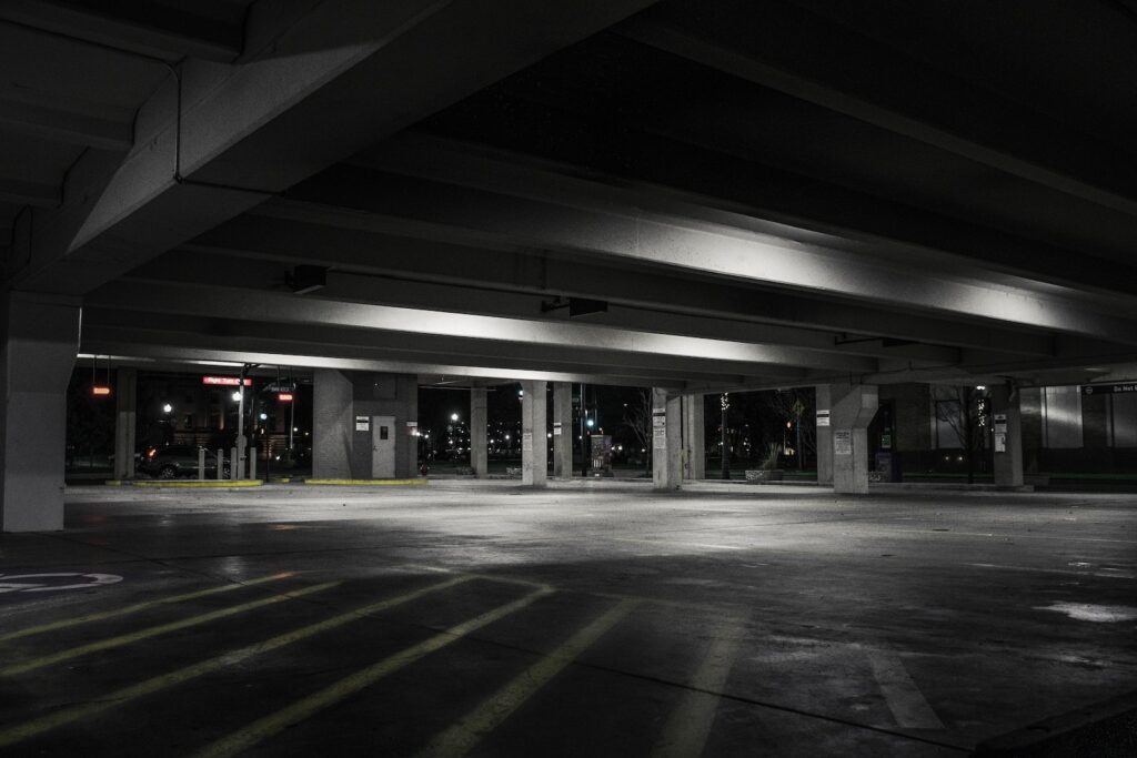 Photography of Empty Parking in Dubai mall