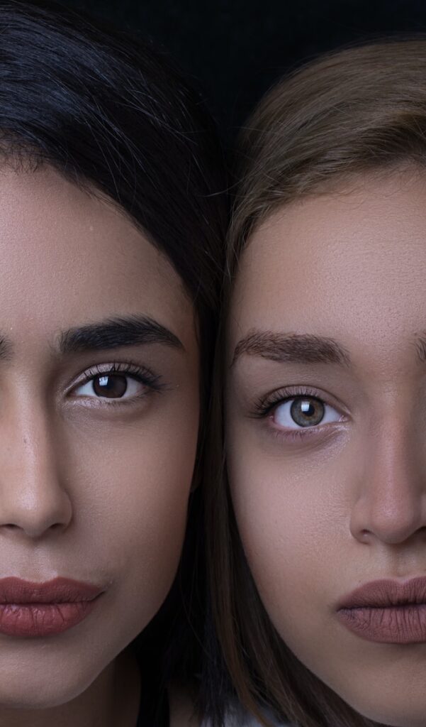 Eyebrows symmetry
