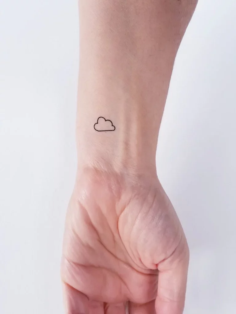 Cloud tattoo