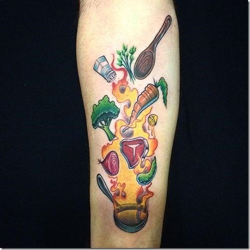 Culinary Crafts: Tattoos For The Food Lovers