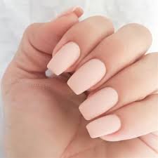 Matte Nude Nails