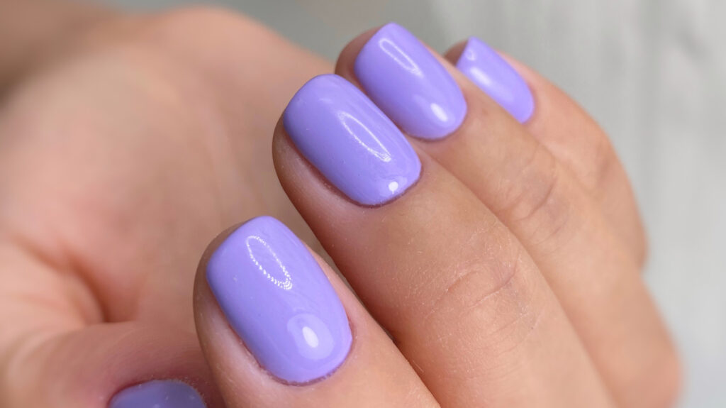 Lavender nails