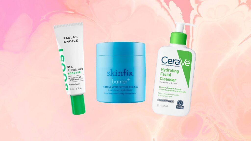Sensitive skin post-treatments products