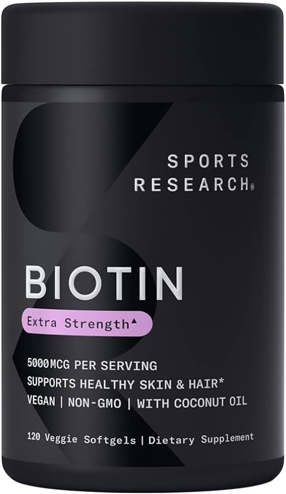 Sports Research Biotin Infused with Organic Virgin Coconut Oil