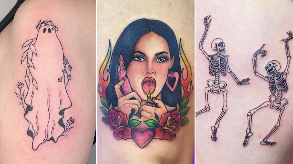 Inked Inspiration: Halloween Temporary Tattoos And Their Stories