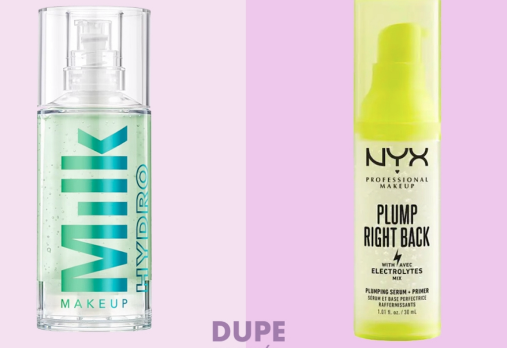 Milk Makeup Hydro Grip Primer vs. NYX Primer Serum Plump Right Back
